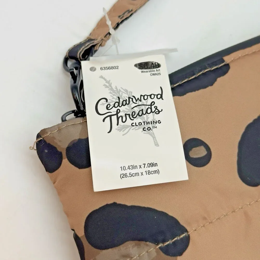 Cedarwood Threads Padded Sleeve E-Reader Case Kindle Paperwhite Kobo Zip Leopard